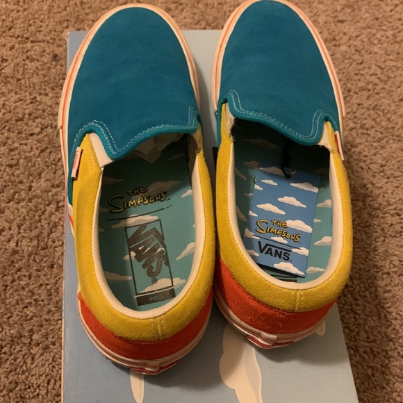 Vans Slip-Ons "The Simpsons" (Barely Used) 8.5 Mens - Picture 4 of 5